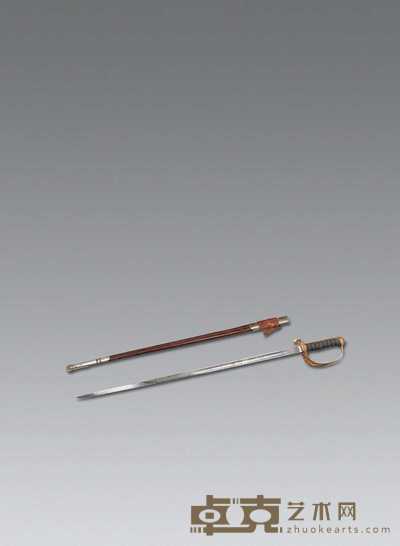 19世纪 陆军将军佩剑 长100.5cm